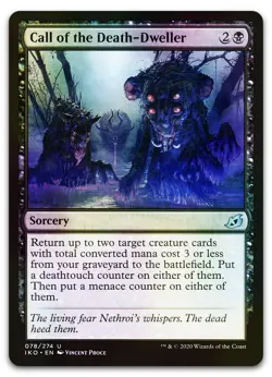 Call of the Death-Dweller #78 (Foil) (NM) Ikoria IKO Magic MTG - Image 1