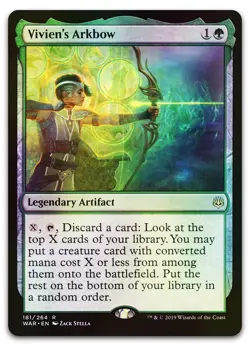 Vivien's Arkbow #181 (Foil) (NM) War of the Spark WAR Magic MTG - Image 1