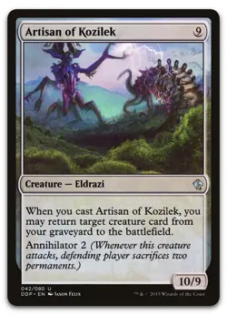 Artisan of Kozilek #42 (NM) Zendikar vs. Eldrazi DDP Magic MTG - Image 1