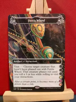 Ferris Wheel (Borderless) - Unfinity - Rare - 210/244 - NM - MTG - Image 1