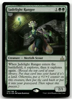 Jadelight Ranger #136 (Foil) (NM) Rivals of Ixalan RIX Magic MTG - Image 1