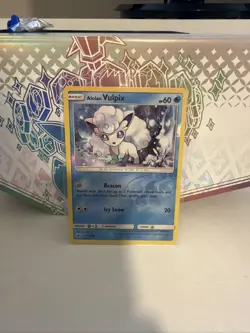 Alolan Vulpix - 21/145 - Reverse Holo - SM Guardians Rising Pokemon TCG - LP - Image 1