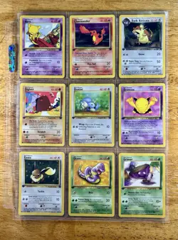 Pokemon Game 2000 Team Rocket 1st Edition Complete Commons #49-70,78-79 * Minty - Image 1