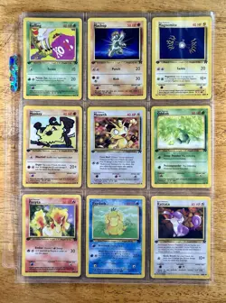 Pokemon Game 2000 Team Rocket 1st Edition Complete Commons #49-70,78-79 * Minty - Image 3