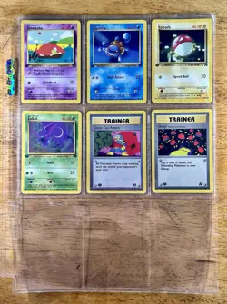 Pokemon Game 2000 Team Rocket 1st Edition Complete Commons #49-70,78-79 * Minty - Image 5
