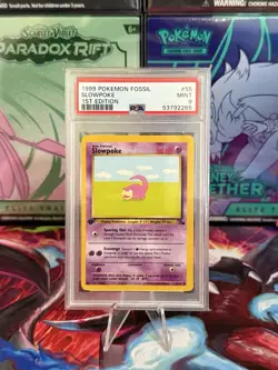 1999 Pokemon 1st Edition Slowpoke PSA 9 - Image 1
