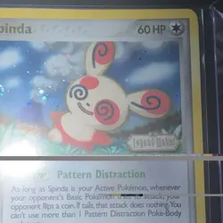 Pokemon TCG Spinda 26/92 Legend Maker Reverse Holo Rare 60 HP Basic 2006 EN - Image 2