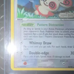 Pokemon TCG Spinda 26/92 Legend Maker Reverse Holo Rare 60 HP Basic 2006 EN - Image 4