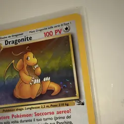 Dragonite 4/62 Fossil Holo Rare w/SWIRL💫 Stage 2 WOTC (Italian, 2000) - Image 4