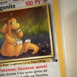 Dragonite 4/62 Fossil Holo Rare w/SWIRL💫 Stage 2 WOTC (Italian, 2000) - Image 5