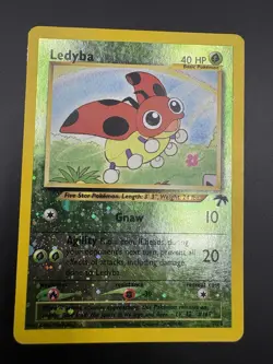 Pokemon TCG Ledyba 7/18 Reverse Holo Southern Islands Promo MP - Image 1
