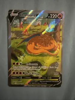 Pokemon TCG: Charizard V SWSH260 UPC Black Star Promo Full Art Ultra Rare - Image 1