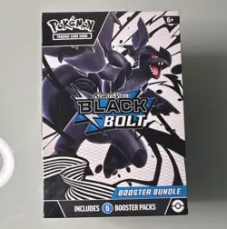 Pokemon TCG Scarlet & Violet Black Bolt Booster Bundle Box 6 Packs Zekrom - Image 1