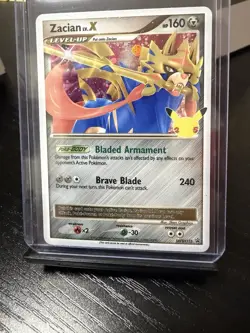 Pokemon TCG Zacian Lv. X Promo Holo SWSH: Sword & Shield SWSH135 160 HP ENG - Image 1