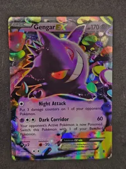 Pokemon Gengar EX - Ultra Rare - XY Phantom Forces - 34/119 - NM - Image 1