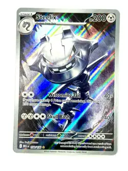 Steelix 150/132 Illustration Rare Mega Evolution Pokemon Holo Near Mint - Image 1
