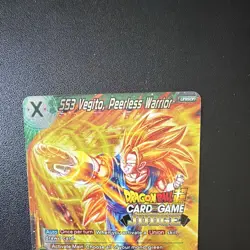 Dragon Ball Super masters BT11-063 SS3 Vegito, Peerless Warrior Judge stamp - Image 3