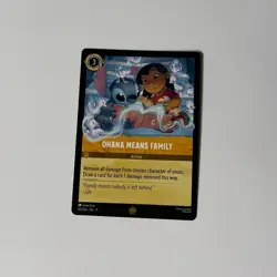OHANA MEANS FAMILY 32/204 - LORCANA - NM/M - Image 1