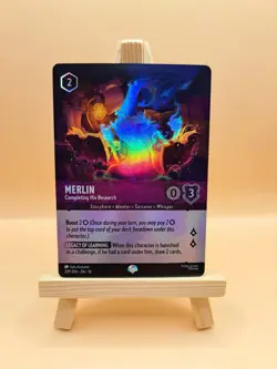 Merlin - Completing His Research - 209/204 - Epic Foil - Whispers in the Well NM - Image 1