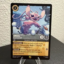 Angel Experiment 624 Lorcana Winterspell Legendary Non Foil NM 191/204 - Image 2