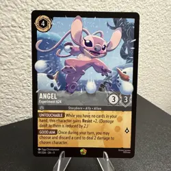 Angel Experiment 624 Lorcana Winterspell Legendary Non Foil NM 191/204 - Image 4