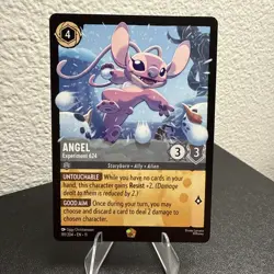 Angel Experiment 624 Lorcana Winterspell Legendary Non Foil NM 191/204 - Image 5