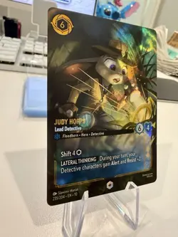 Judy Hopps Lead Detective Enchanted 235/204 Lorcana Whispers in the Well - Image 2