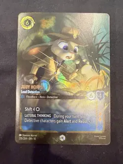 Judy Hopps Lead Detective Enchanted 235/204 Lorcana Whispers in the Well - Image 5