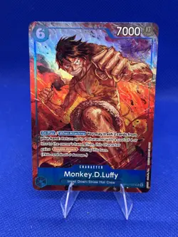 One Piece Paramount War Monkey D Luffy OP02-062 Alternate Alt Art NM - Image 1