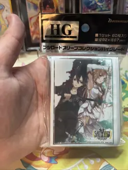 Bushiroad HG Vol.2313 Sword Art Online Asuna & Kirito Sleeves 60 ct new sealed - Image 5