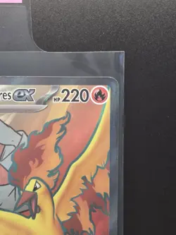Pokemon TCG Team Rocket’s Moltres ex 208/182 Destined Rivals Hyper Rare Foil - Image 5