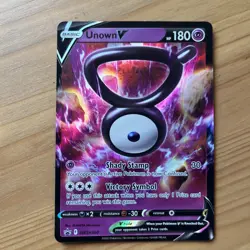 Unown V - SWSH300 Sword & Shield Black Star Promo Pokemon Card - Image 1