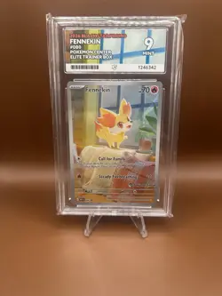 Pokemon TCG MEP080 Black Star Promo Fennekin Pokemon Center ACE 9 - Image 1