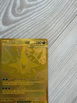 Pokemon TCG Mega Darkrai Ex 120/84 Hyper Rare Gold Card Pitch Black - Image 2