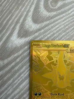 Pokemon TCG Mega Darkrai Ex 120/84 Hyper Rare Gold Card Pitch Black - Image 3