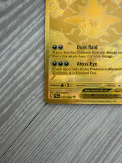 Pokemon TCG Mega Darkrai Ex 120/84 Hyper Rare Gold Card Pitch Black - Image 4