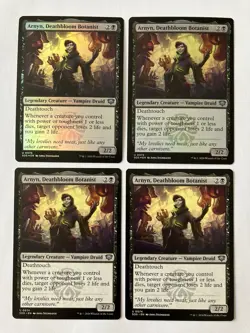 Arnyn, Deathbloom Botanist x 4 ~ 2 Foil ~ Secrets of Strixhaven ~ Mtg - Image 1