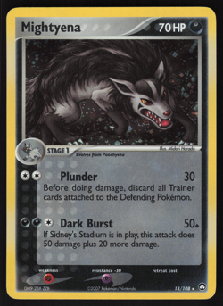 Pokemon TCG - Power Keepers - Mightyena 18/108 Holo - P - Image 1