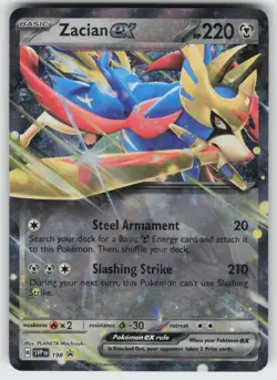 Zacian ex - Promo SV: Scarlet & Violet Promo Cards 198 Pokemon - Image 1