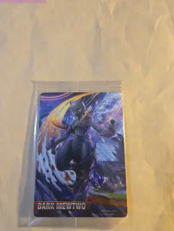 Sealed Dark Mewtwo Pokemon Pokken Tournament Amiibo Card Japanese 2016 Promo - Image 1