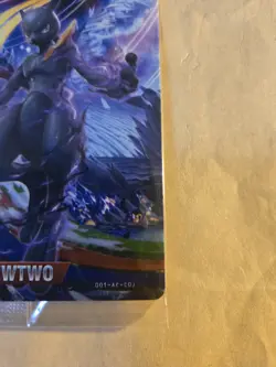 Sealed Dark Mewtwo Pokemon Pokken Tournament Amiibo Card Japanese 2016 Promo - Image 5