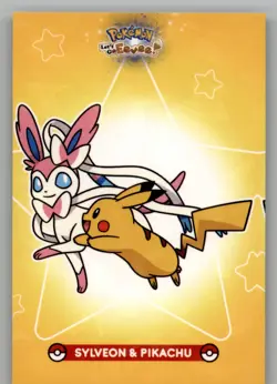 Let's Go Eevee Database - Pikachu Sylveon - Pokemon Cracked Ice Card - Image 1