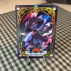 Pokemon Mengka 2.0 - Mismagius AR 7 / VII " The Magician" Tarot Card - Non TCG - Image 2