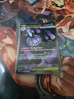 Mega Chandelure ex 115/084 Special Illustration Rare Pitch Black Pokemon Holo - Image 1