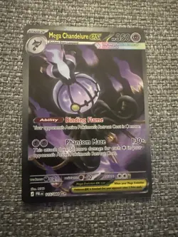 Pokemon TCG Mega Chandelure ex Pitch Black SIR 115/084 MINT/NM - Image 1