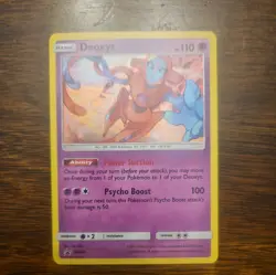 Pokemon TCG Deoxys SM164 Sun and Moon Black Star Promo Holo - Image 1