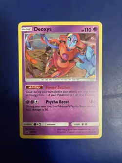 Pokemon TCG Deoxys SM164 Sun and Moon Black Star Promo Holo LP - Image 1