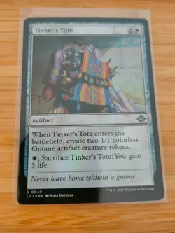MTG Tinker's Tote (FOIL) 0040 Lost Caverns of Ixalan M/NM Free UK P&P - Image 1