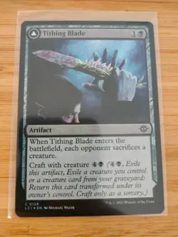 MTG Tithing Blade Consuming Sepulcher (FOIL) 0128 Lost Caverns of Ixalan M/NM - Image 1