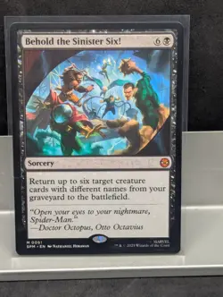Behold the Sinister Six ! X1 NM Marvel's Spider Man MTG - Image 1